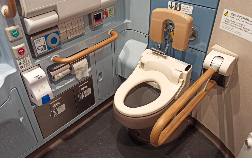 aseo de un shinkansen 